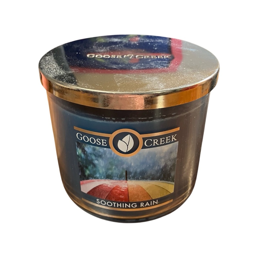 Goose Creek Soothing Rain Candle 3 Wick 14.5oz